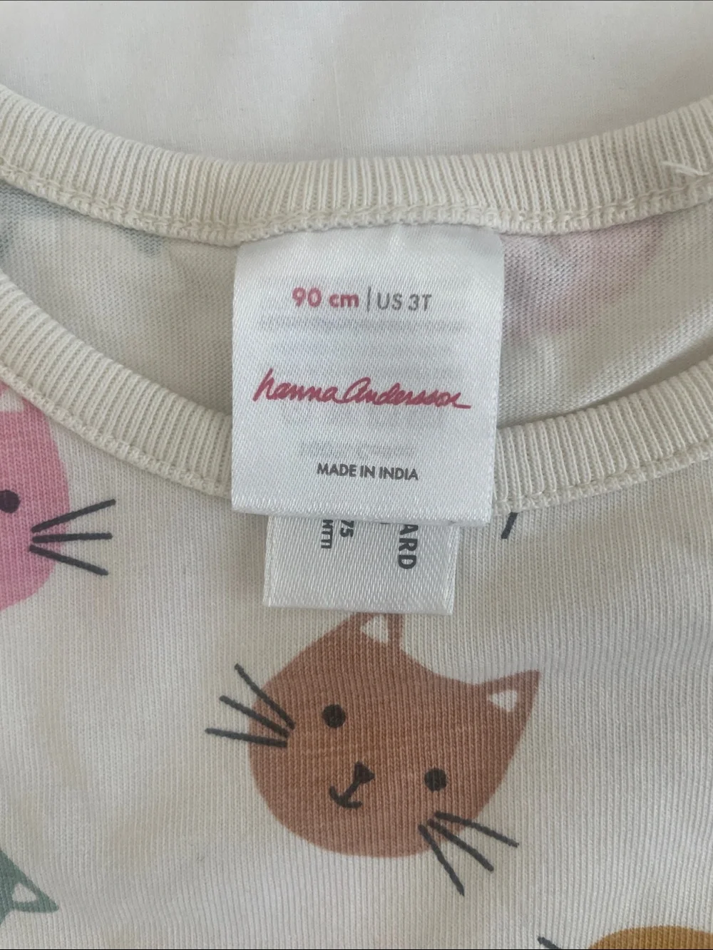 Hanna Andersson Cat Print Dress with Pockets 3T (EUC)